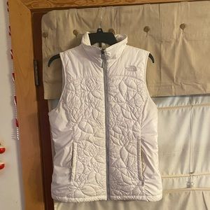 Quilted North Face winter vest size M.